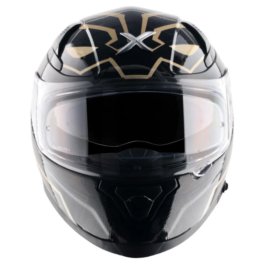 Axor Apex Marvel Black Panther Helmet - Gloss Black Gold